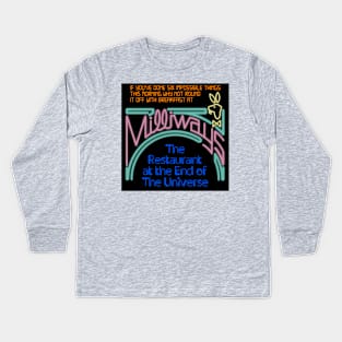 Milliways - The Restaurant at the End of the Universe Kids Long Sleeve T-Shirt